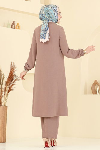 moda selvim طقم بيج 425DVL817 - Thumbnail