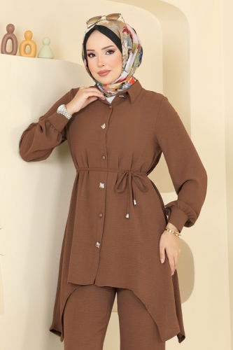 moda selvim Combined 426DVL817 Brown - Thumbnail