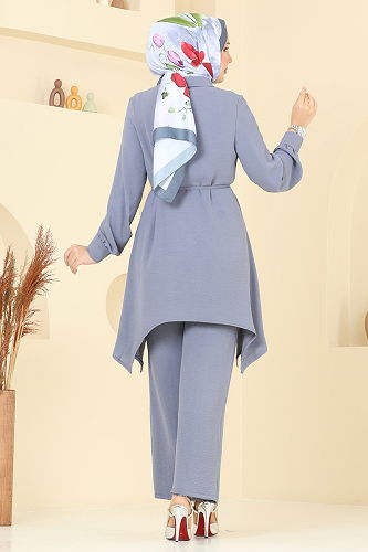 moda selvim Combined 426DVL817 Gray - Thumbnail