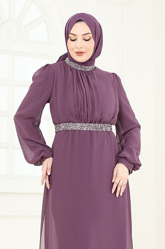 moda selvim Combined 4272AB368 Dark Lilac - Thumbnail