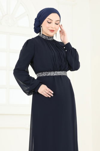 moda selvim طقم كحلي 4272AB368 - Thumbnail