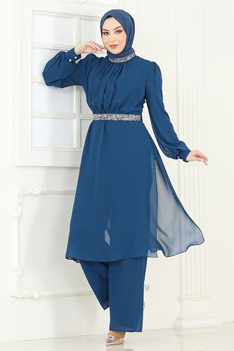 moda selvim طقم بترولي 4272AB368 - Thumbnail