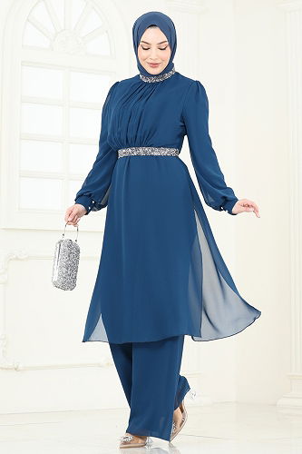 moda selvim طقم بترولي 4272AB368 - Thumbnail