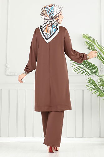 moda selvim Combined 427DVL817 Brown - Thumbnail