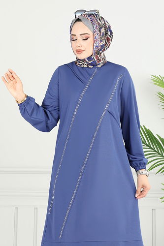 moda selvim طقم ازرق 427DVL817 - Thumbnail