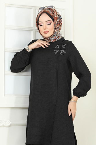 moda selvim Combined 437DVL817 Black - Thumbnail