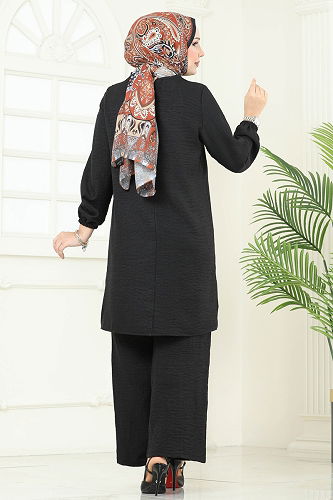 moda selvim Combined 437DVL817 Black - Thumbnail