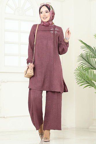 moda selvim Combined 437DVL817 Dark Rose Dusky - Thumbnail