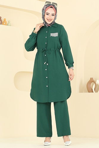 moda selvim Combined 438DVL817 Emerald - Thumbnail