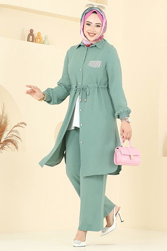 moda selvim Combined 438DVL817 Mint - Thumbnail