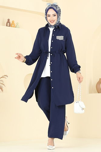 moda selvim Combined 438DVL817 Navy Blue - Thumbnail