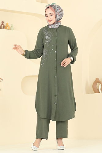 moda selvim Combined 440DVL817 Khaki - Thumbnail