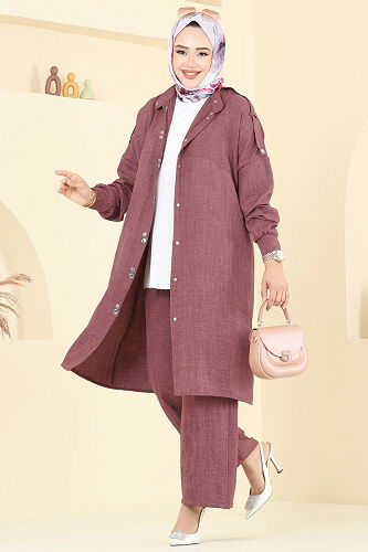 moda selvim Combined 442DVL817 Dark Rose Dusky - Thumbnail