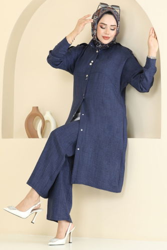 D.V.L. - Combined 442DVL817 Navy Blue