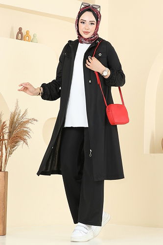 moda selvim Combined 443DVL817 Black - Thumbnail