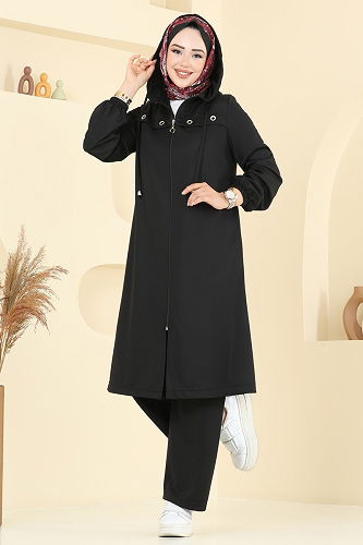 moda selvim Combined 443DVL817 Black - Thumbnail