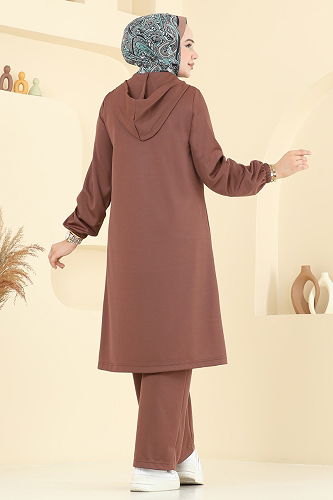 moda selvim Combined 443DVL817 Brown - Thumbnail