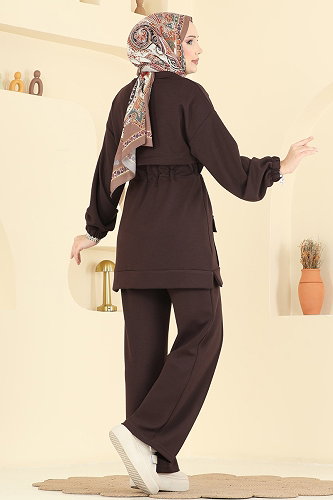 moda selvim Combined 4459BRZ597 Bitter Brown - Thumbnail