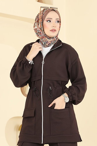 moda selvim Combined 4459BRZ597 Bitter Brown - Thumbnail