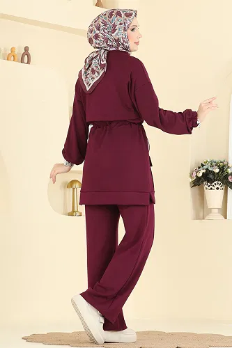 moda selvim Combined 4459BRZ597 Damson - Thumbnail