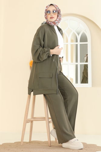 B.R.Z - طقم اخضر عفني 4459BRZ597