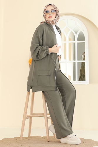 moda selvim Combined 4459BRZ597 Light Khaki - Thumbnail