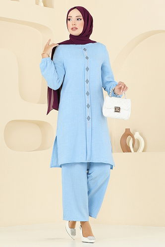 moda selvim Combined 445DVL817 Blue - Thumbnail