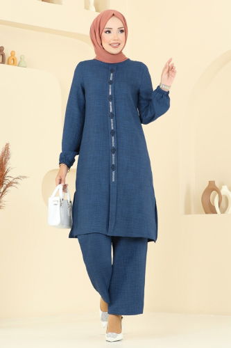 D.V.L. - Combined 445DVL817 Navy Blue