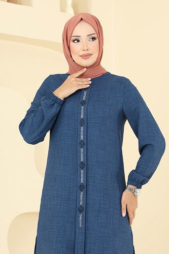 moda selvim Combined 445DVL817 Navy Blue - Thumbnail