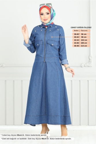 MRV M.S.M. - Combined 4464MSM1092-M Denim