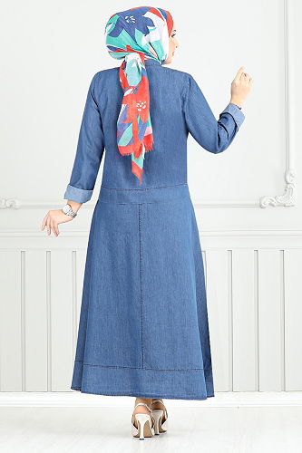 moda selvim Combined 4464MSM1092-M Denim - Thumbnail