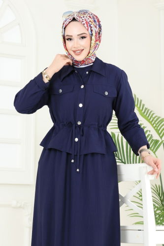 moda selvim Combined 4465MSM187 Navy Blue - Thumbnail