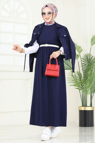 moda selvim Combined 4465MSM187 Navy Blue - Thumbnail