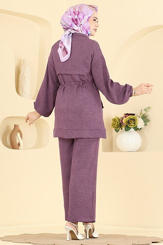 moda selvim Combined 4471BRZ597 Damson - Thumbnail