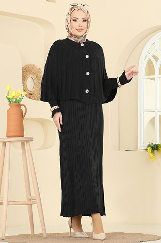 moda selvim Combined 4478BRZ597 Black - Thumbnail