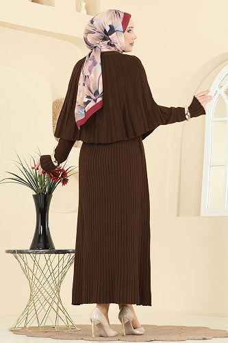 moda selvim Combined 4478BRZ597 Brown - Thumbnail