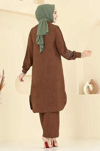 moda selvim Combined 447DVL817 Brown - Thumbnail