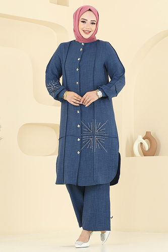 moda selvim Combined 447DVL817 Navy Blue - Thumbnail