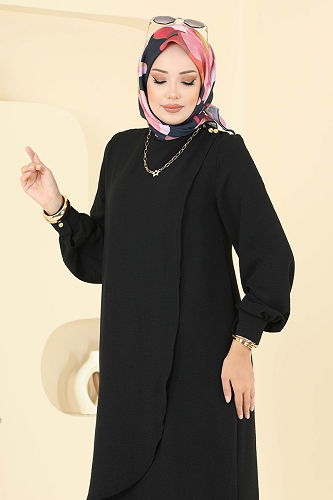 moda selvim Combined 448DVL817 Black - Thumbnail