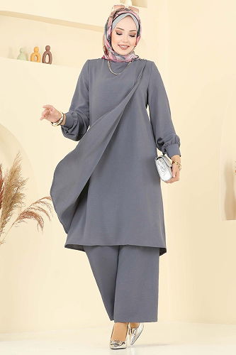 moda selvim Combined 448DVL817 Gray - Thumbnail