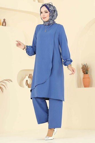 moda selvim Combined 448DVL817 Indigo - Thumbnail