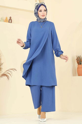 moda selvim Combined 448DVL817 Indigo - Thumbnail