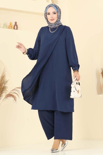 D.V.L. - Combined 448DVL817 Navy Blue