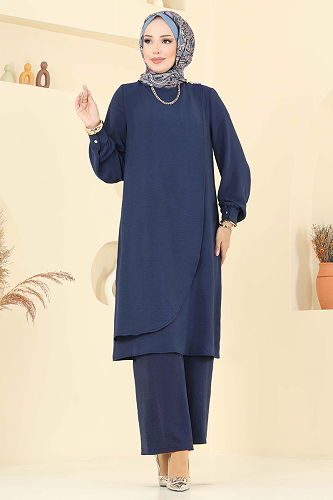 moda selvim Combined 448DVL817 Navy Blue - Thumbnail