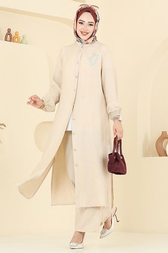 moda selvim Combined 449DVL817 Stone - Thumbnail