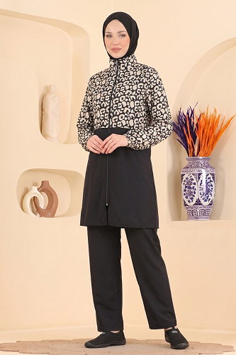 moda selvim Combined 4501PRMK1210 Black - Thumbnail