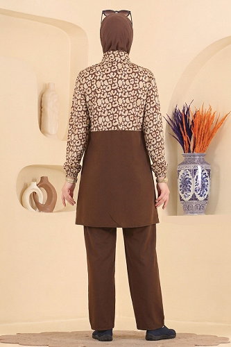 moda selvim Combined 4501PRMK1210 Brown - Thumbnail