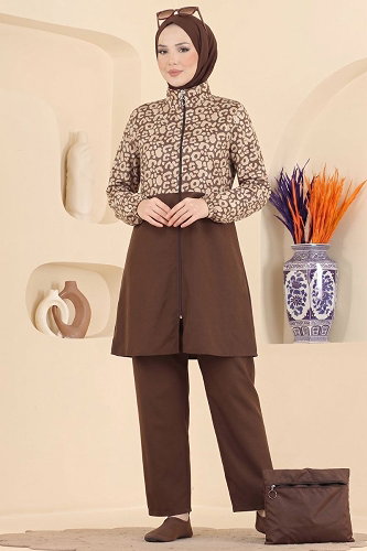 moda selvim Combined 4501PRMK1210 Brown - Thumbnail