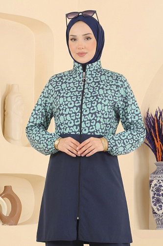 moda selvim Combined 4501PRMK1210 Navy Blue - Thumbnail
