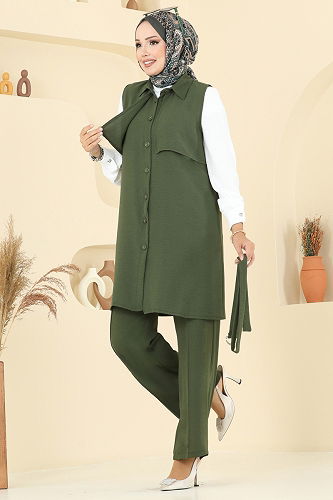 moda selvim Combined 450DVL817 Khaki - Thumbnail